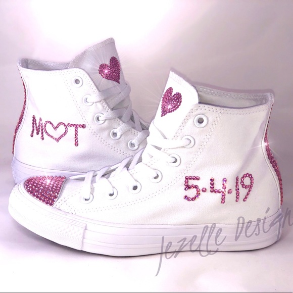 MESSAGE 2 ORDER! 💎 Custom Bling Converse - Picture 10 of 17